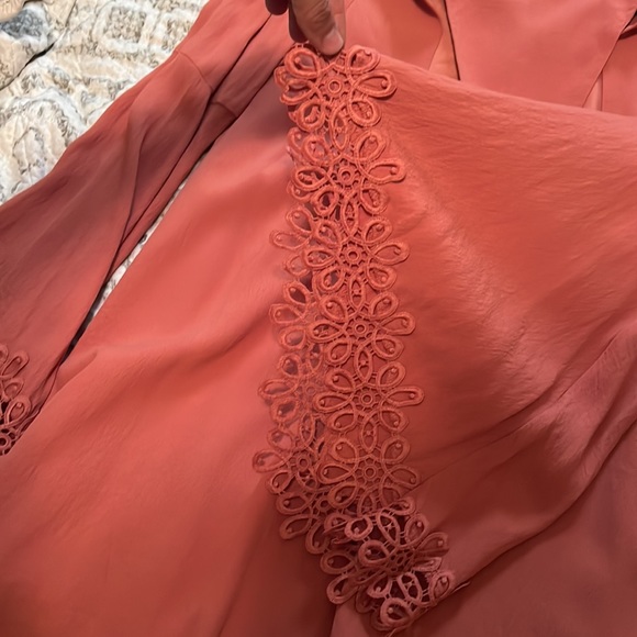 Flutter sleeve mini dress with unique back - Picture 4 of 5